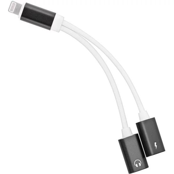 PremiumCord Adapter Lightning na 3, 5 mm jack audio + Lightning charging