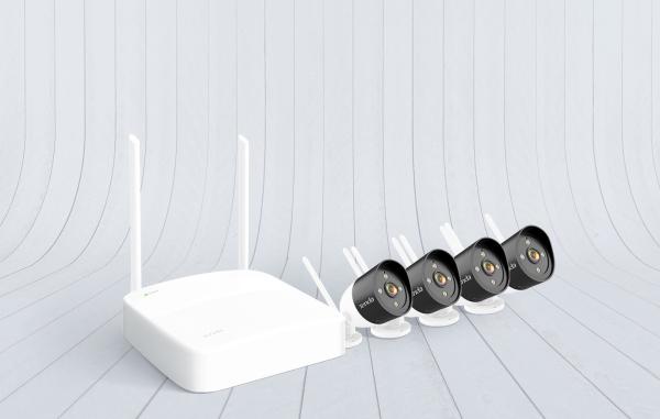 Tenda K4W-3TC - bezdrátový Wi-Fi kamerový set 2K (3MP), NVR + 4x IP kamera s LED, CZ aplikace 