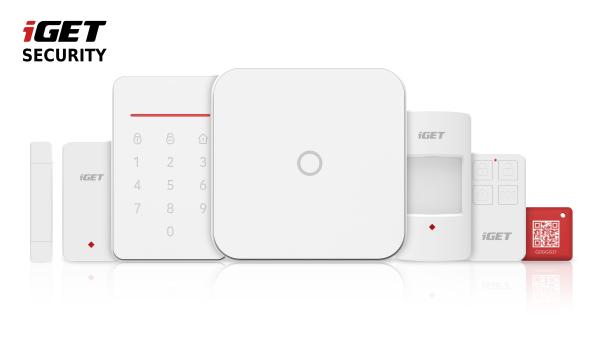 iGET SECURITY M4 - Inteligentní WiFi alarm, ovládání IP kamer a zásuvek, záloha GSM, Android, iOS 