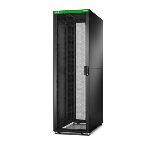 APC Easy Rack 600mm/ 42U/ 1200mm, with Roof,  Side panel,  castors,  feet and 4 Brackets,  No Bottom,  black