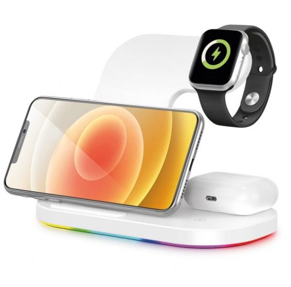 Aligator Stanica Smart Station A s bezdrôtovým nabíjaním 3v1, 15W 