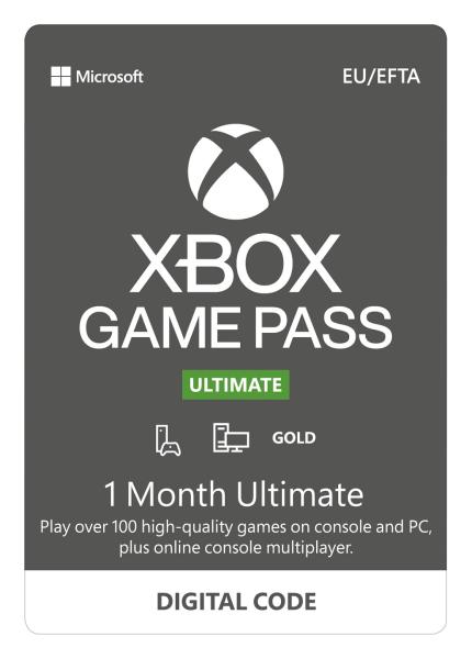 ESD XBOX - Game Pass Ultimate - předplatné na 1 měsíc (EuroZone) 