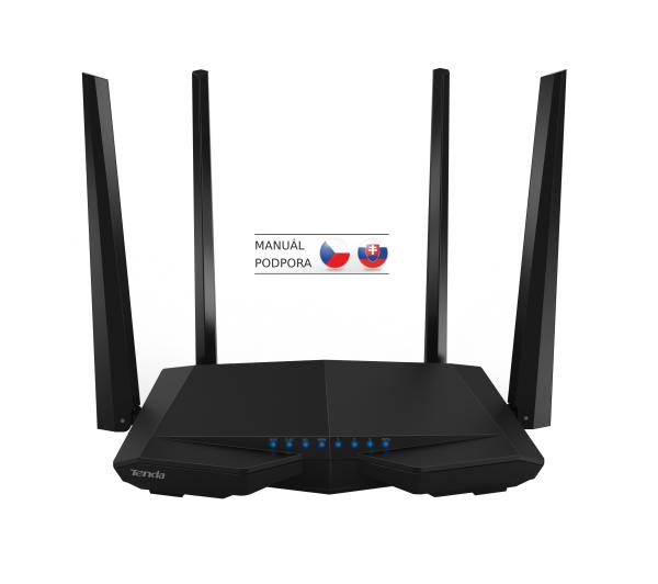 Tenda AC6 WiFi AC Router 1200Mbps, VPN server/ klient, WISP, Universal Repeater, 4x5dBi antény