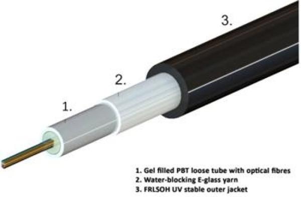 4vl. 50/ 125um Kabel gelový UNIV FRLSOH