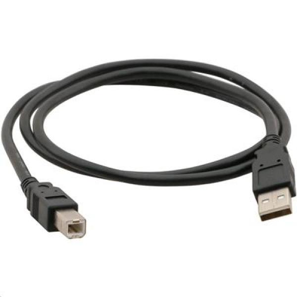 C-TECH USB A-B 1, 8m 2.0, černý