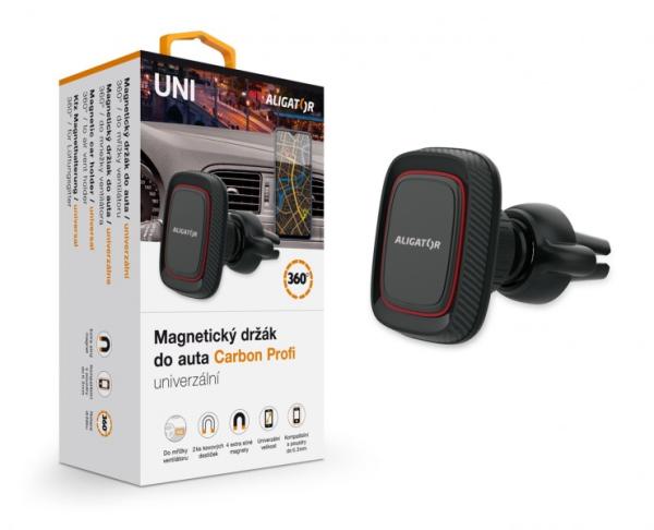ALIGATOR Magnetický držiak do auta HA16 Carbon Profi, univerzálny 