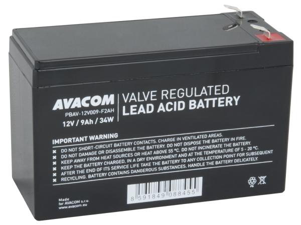 AVACOM batéria 12V 9Ah F2 HighRate (PBAV-12V009-F2AH)