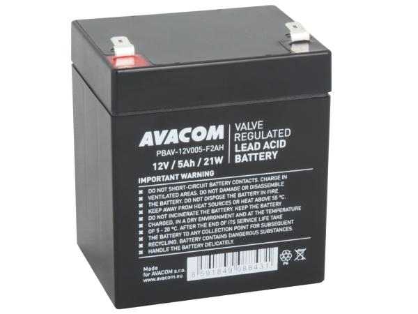 AVACOM batéria 12V 5Ah F2 HighRate (PBAV-12V005-F2AH)