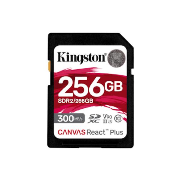 Kingston Canvas React Plus/ SDHC/ 256 GB/ UHS-II U3 ??/ Class 10