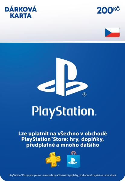 ESD CZ - PlayStation Store el. peněženka - 200 Kč