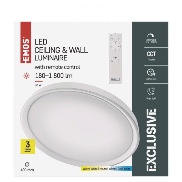 LED přisazené svítidlo, 30W, stmívání, změna CCT 