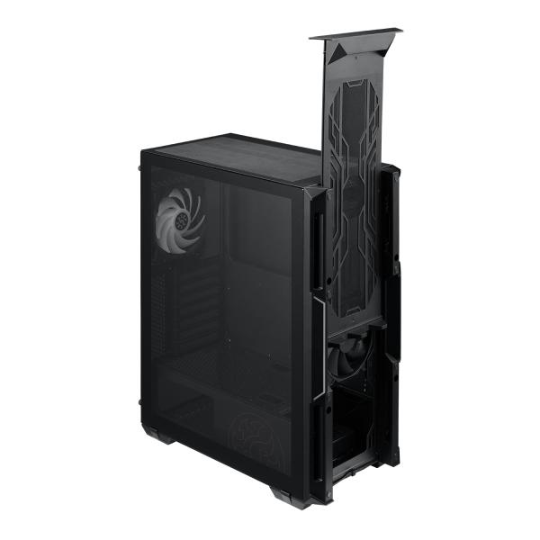 Adata XPG STARKER AIR/ Midi Tower/ Transpar./ Čierna 