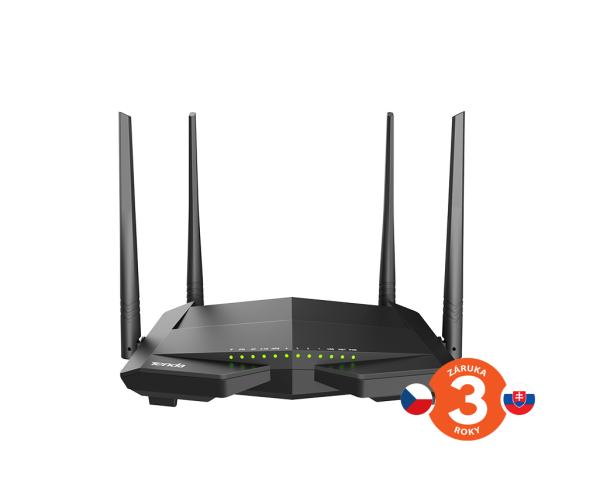 Tenda V12 VDSL2/ ADSL WiFi AC Gb Router 1200Mb/ s, Profile 35b, 1x DSL, 1x GWAN, 3x GLAN, 1x USB