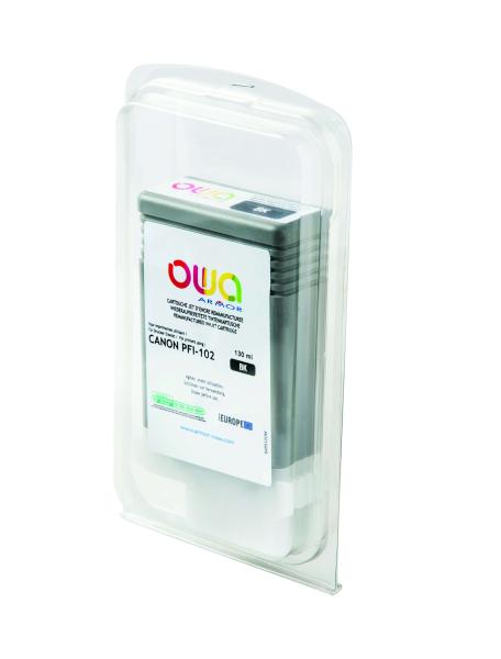 OWA Armor ink-jet kompatibilný s Canon iPF 500/ 600 čierna, 130ml, kom.s PFI102B