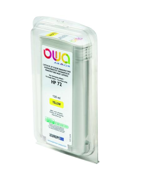 OWA Armor ink-jet kompatibilný s HP DJ T1100 žltá, 130ml, kom.s C9373A