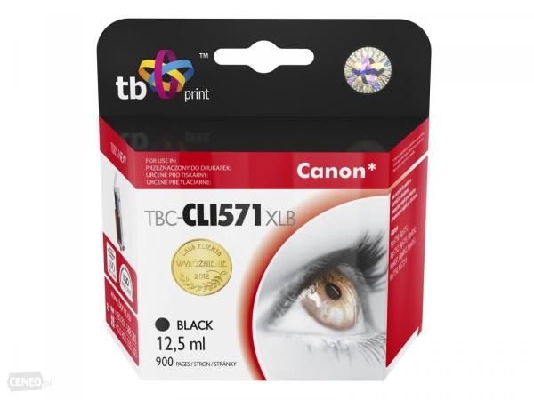 Ink. kazeta TB komp. s Canon CLI-571XL, 0331C001 BK
