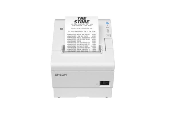 EPSON pokladnová tlačiareň TM-T88VII biela, RS232, USB, Ethernet, vymeniteľné rozhranie 