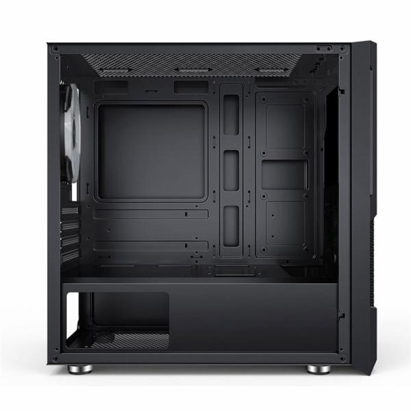 EVOLVEO M5/ Micro ATX/ Transpar./ Čierna 