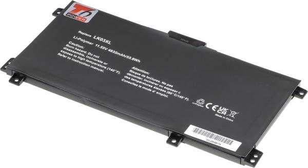 Batéria T6 Power pre HP Envy 15-bp000, 15-cn000, 17-ae000 x360 serie, 4835mAh, 55Wh, 3cell, Li-pol