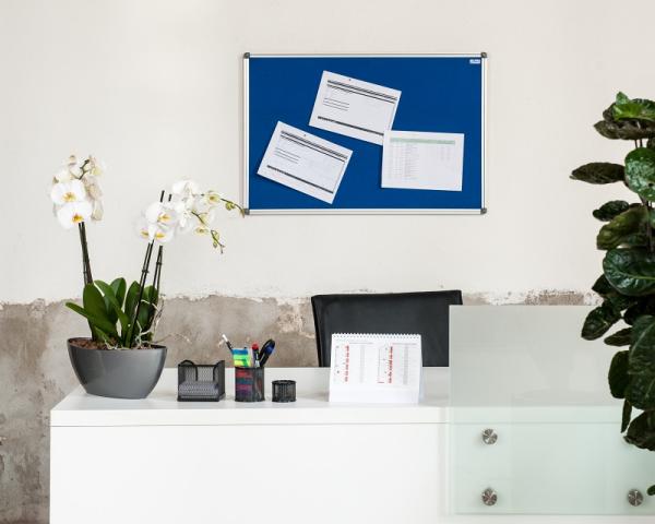 AVELI Textilná nástenná skrinka 120x90, hliníkový rám