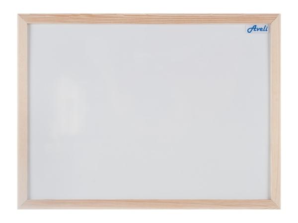 Magnetická tabuľa AVELI 90x120 cm, drevený rám 