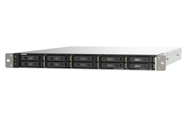 QNAP TS-h1090FU-7302P-256G (AMD EPYC, 256GB ECC RAM, 10x 2, 5" U.2/ SATA, 2x PCIe, 2x 2, 5GbE, 2x25GbE) 