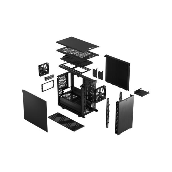 Fractal Design Define 7 Nano Black Solid/ Mini ITX/ Čierna 
