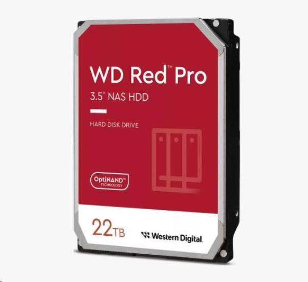 WD Red Pro/ 22TB/ HDD/ 3.5"/ SATA/ 7200 RPM/ 5R