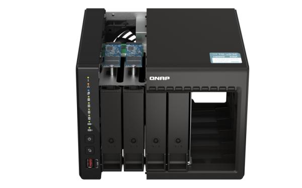 QNAP TS-453E-8G (4core 2, 6GHz, 8GB RAM, 4x SATA, 2x M.2 NVMe slot, 2x HDMI 4K, 2x 2, 5GbE, 4x USB) 