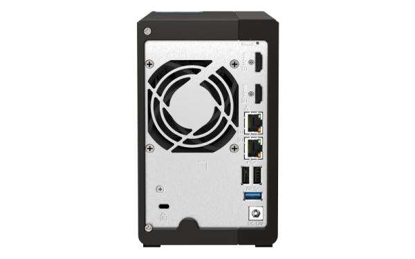 QNAP TS-253E-8G (4core 2, 6GHz, 8GB RAM, 2x SATA, 2x M.2 NVMe slot, 2x HDMI 4K, 2x 2, 5GbE, 4x USB) 