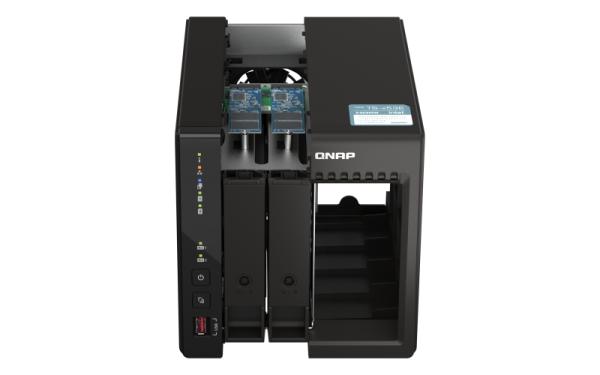 QNAP TS-253E-8G (4core 2, 6GHz, 8GB RAM, 2x SATA, 2x M.2 NVM slot, 2x HDMI 4K, 2x 2, 5GbE, 4x USB) 