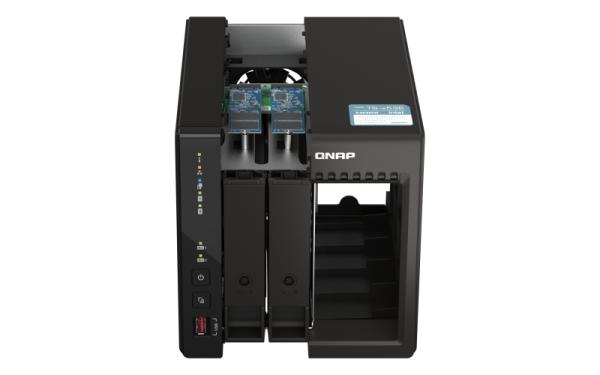 QNAP TS-253E-8G (4core 2, 6GHz, 8GB RAM, 2x SATA, 2x M.2 NVMe slot, 2x HDMI 4K, 2x 2, 5GbE, 4x USB) 