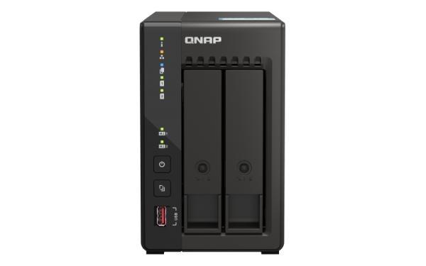 QNAP TS-253E-8G (4core 2, 6GHz, 8GB RAM, 2x SATA, 2x M.2 NVMe slot, 2x HDMI 4K, 2x 2, 5GbE, 4x USB)