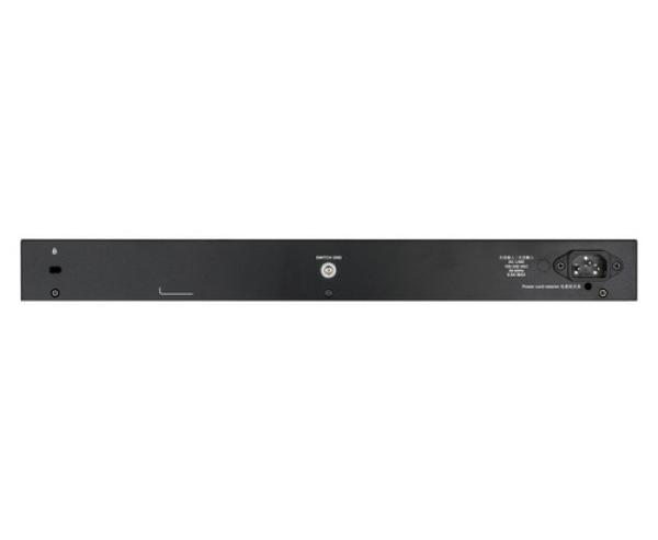 D-Link DGS-1250-28XMP/ E 24-port Gigabit PoE Smart Managed Switch with 4x 10G SFP+ ports, 370Watts 