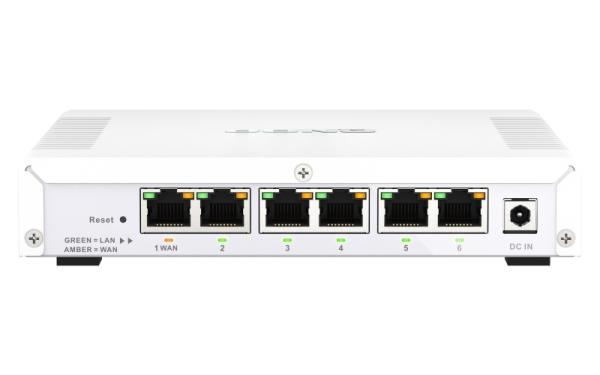 QNAP SD-WAN router QHora-321 (4jadrový procesor, 4GB DDR4 RAM, 6x 2, 5GbE) 