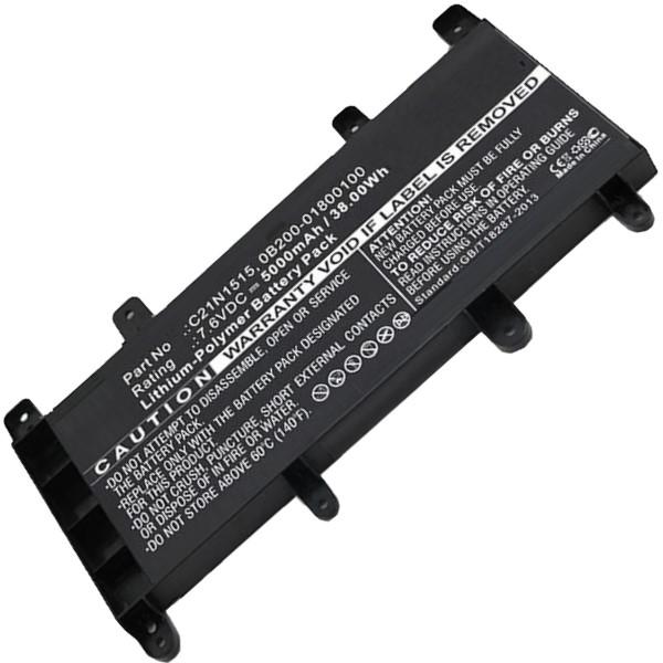 Baterie Li-Pol 7, 6V 5000mAh pro Asus A756UB, F756UX, X756UQ