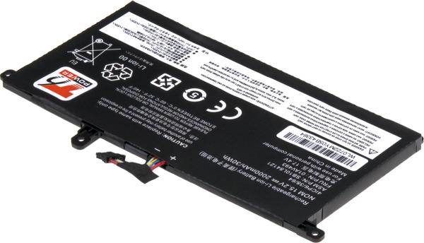 Batéria T6 Power pre Lenovo ThinkPad T570, T580, P51s, P52s, internal, 2100mAh, 32Wh, 4cell 