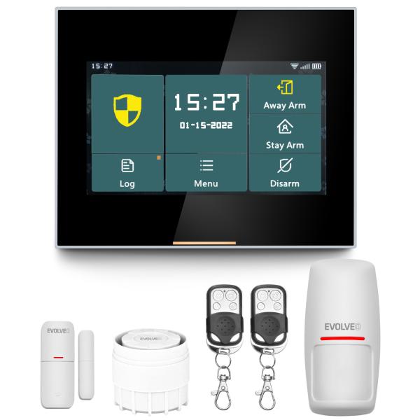 EVOLVEO Alarmex Pro, chytrý bezdrátový Wi-Fi/ GSM alarm