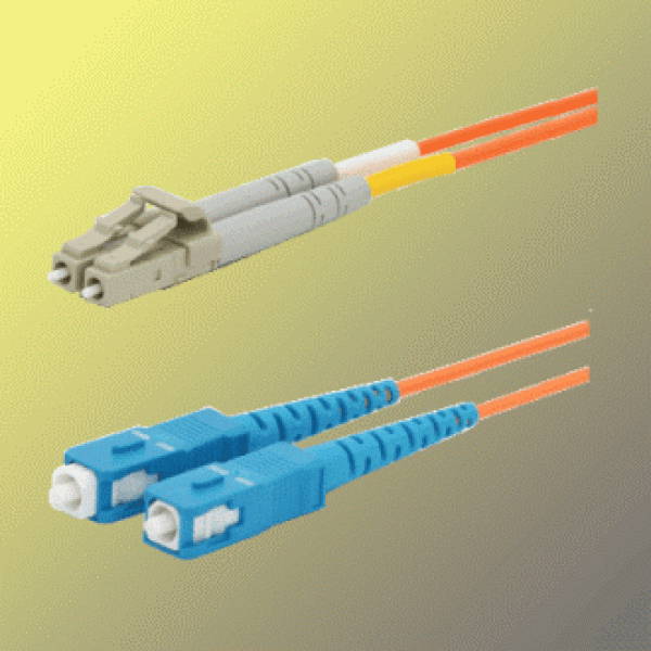 Optický patchkábel duplex LC-SC 50/ 125 µm MM, 2m, OM2