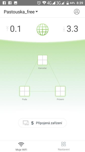Tenda AC5 WiFi AC Router 1200Mb/ , WISP, Universal Repeater, Tenda CZ aplikácie, 4x 6dBi antény 