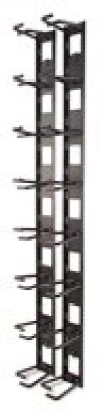 Vertikálny organizér káblov APC,  8 káblových krúžkov,  Zero U (Qty. 2)