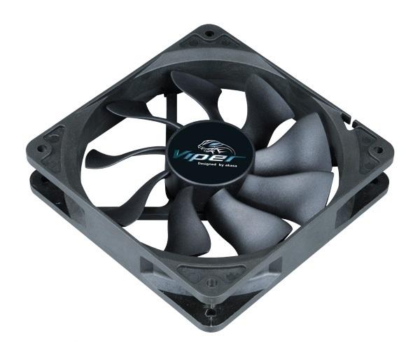 ventilátor Akasa - 12 cm VIPER S-flow