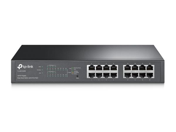 TP-Link TL-SG1016PE 16xGb, (8xPOE+) easy smart rack switch 150W