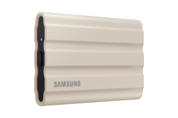 Samsung T7 Shield/ 1TB/ SSD/ Externí/ 2.5"/ Béžová/ 3R 