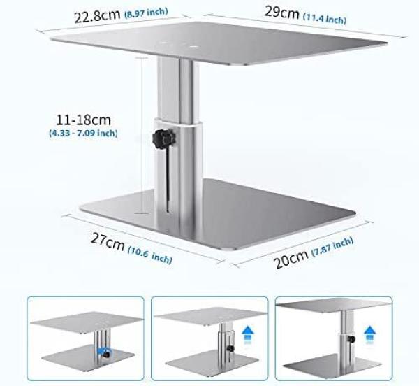 Nillkin HighDesk Adjustable Monitor Stand Silver 