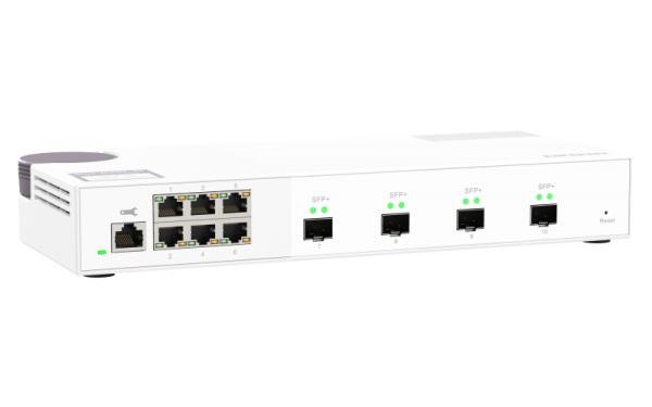 QNAP riadený switch QSW-M2106-4S (6x 2, 5GbE RJ45 a 4x 10GbE SFP+) 