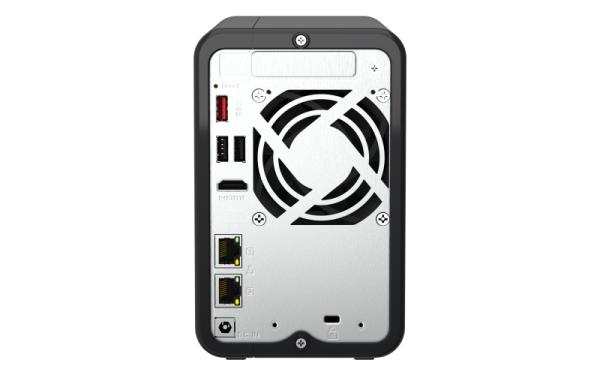 QNAP TS-264-8G (4core 2, 9GHz, 8GB RAM, 2x SATA, 2x M.2 NVMe, 1x PCIe, 2x 2, 5GbE, 1x HDMI 4K, 4x USB) 