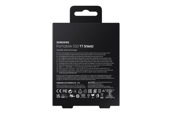 Samsung T7 Shield/ 4TB/ SSD/ Externý/ 2.5"/ Čierna/ 3R 
