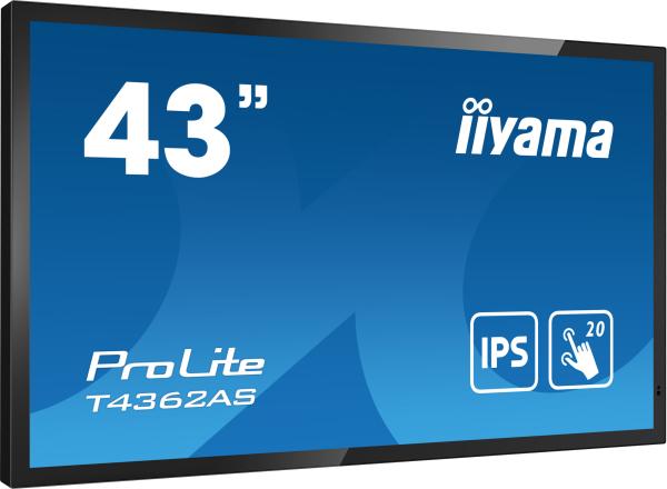 43" iiyama T4362AS-B1:IPS, 4K UHD, Android, 24/ 7 