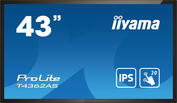 43" iiyama T4362AS-B1: IPS, 4K UHD, Android, 24/ 7